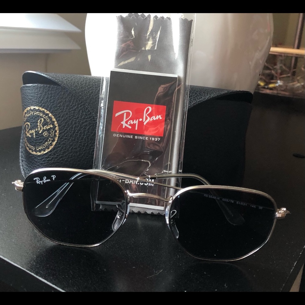 Ray-Ban Sunglasses Hexagonal Flat Lenses